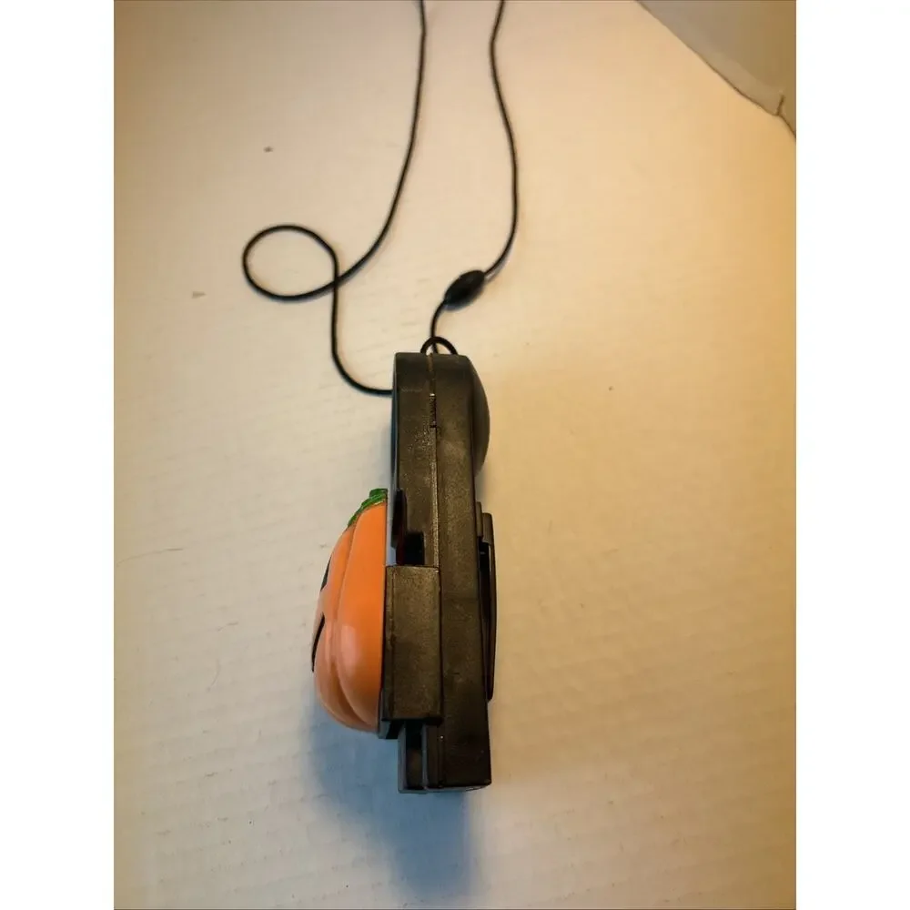 Vintage Fun World Lantern Blinking Safety Light Halloween Toy w/ Sound Belt Clip